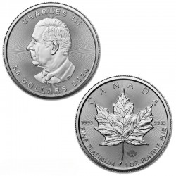 1 Oz Maple Leaf 2024 Platinum Coin
