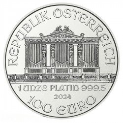 1 Oz Vienna Philharmonic 2024 Platinum Coin