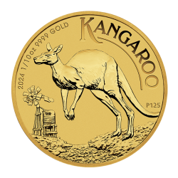 1/10 Gold Australian Kangaroo 2024