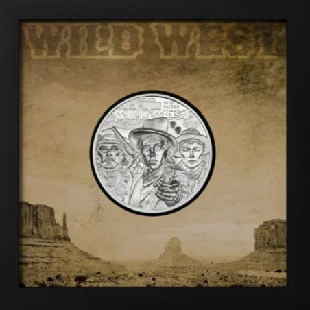 1 Oz Wild West Silver Proof Coin 2024