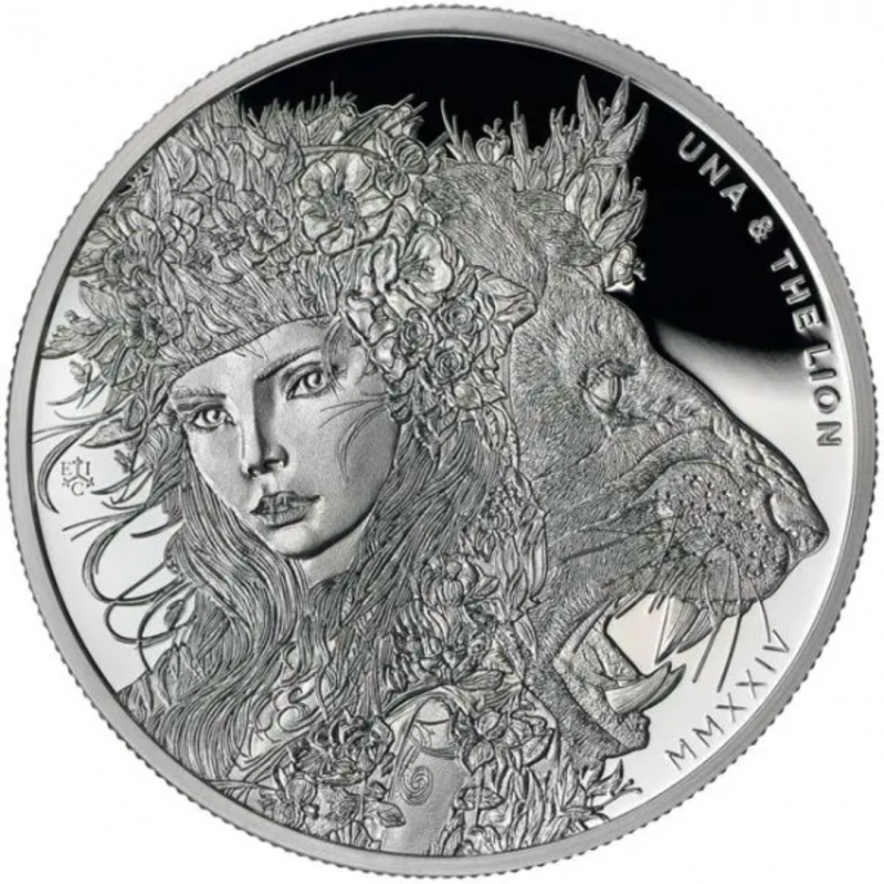 1 Oz Una and The Lion Silver Coin 2024