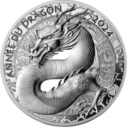 Lunar Dragon Silver Coin 2024