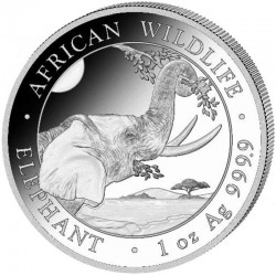 500 x 1 Oz Somalia Elephant 2023 Silver Coin