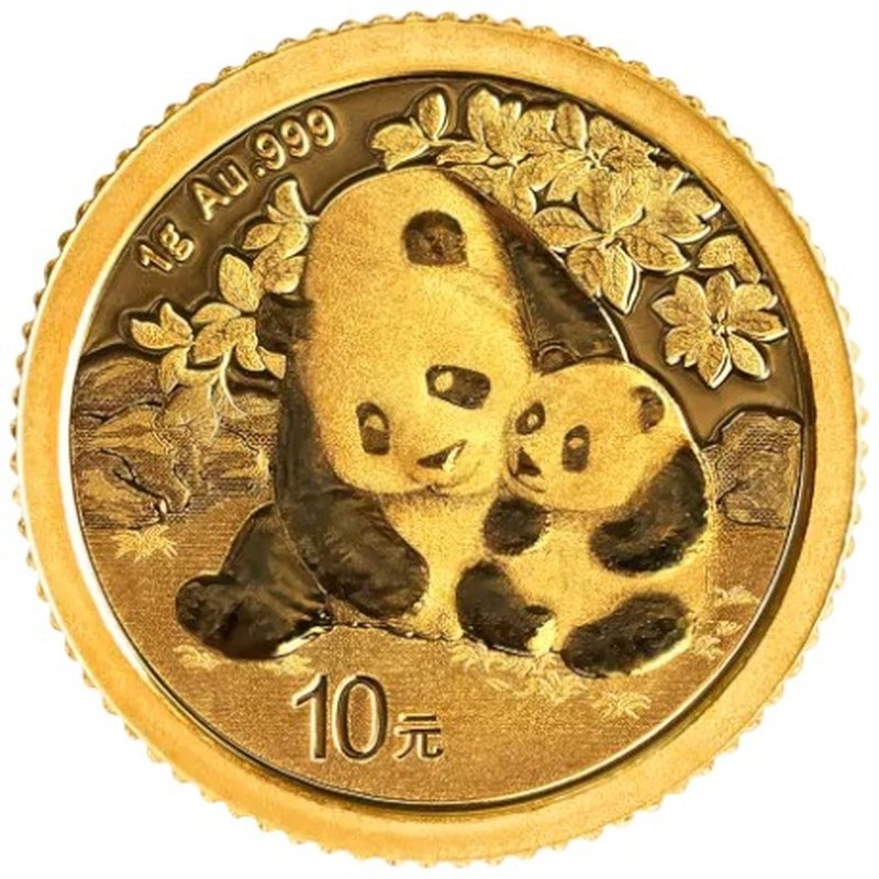 1 Gram Chinese Panda 2024 Gold Coin