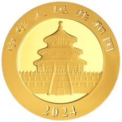 30 Grams Chinese Panda 2024 Gold Coin