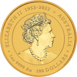 1 oz Lunar III Dragon Gold Coin 2024 with encrusted diamonds