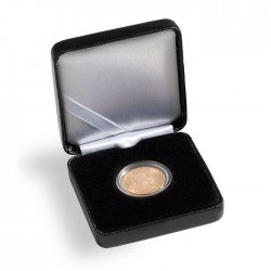 Single coin box NOBILE, up toØ 28 mm, black