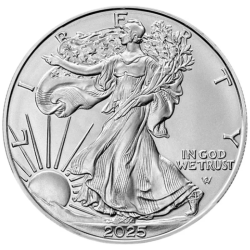 1 Oz American Eagle New Motive Silver Coin 2025