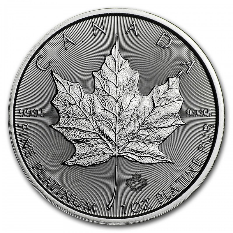 1 Oz Maple Leaf 2021 Platinum Coin