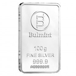 100 Grams Bulmint Silver Bar 999.9